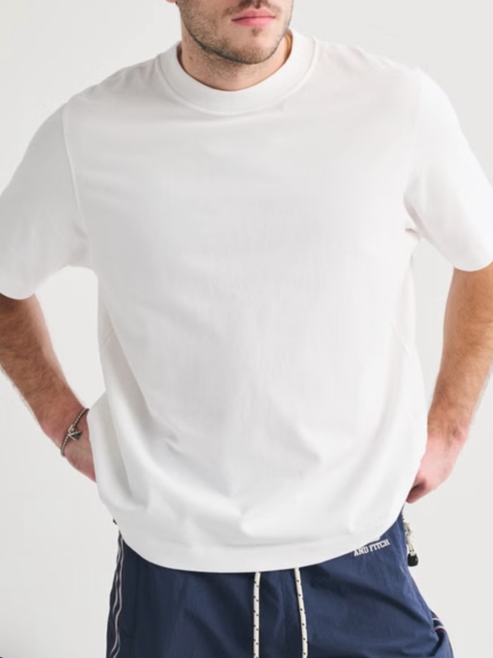 Abercrombie white Tshirt